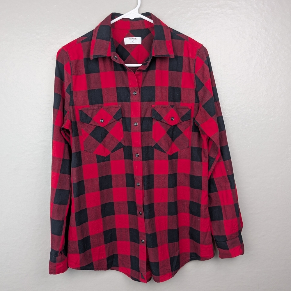 UNTUCKit Buffalo Plaid Shirt 4